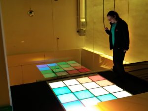 Space 1 Sound and light floor